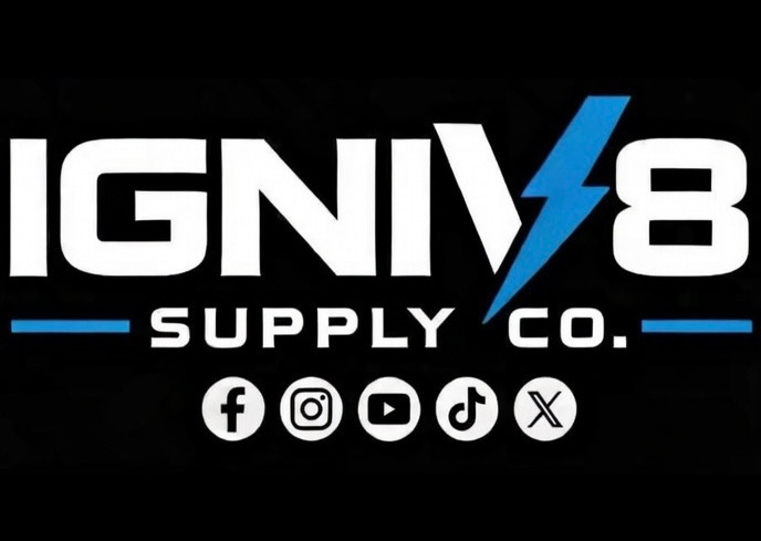 IGNIV8 SUPPLY CO Sticker & Shipping Label