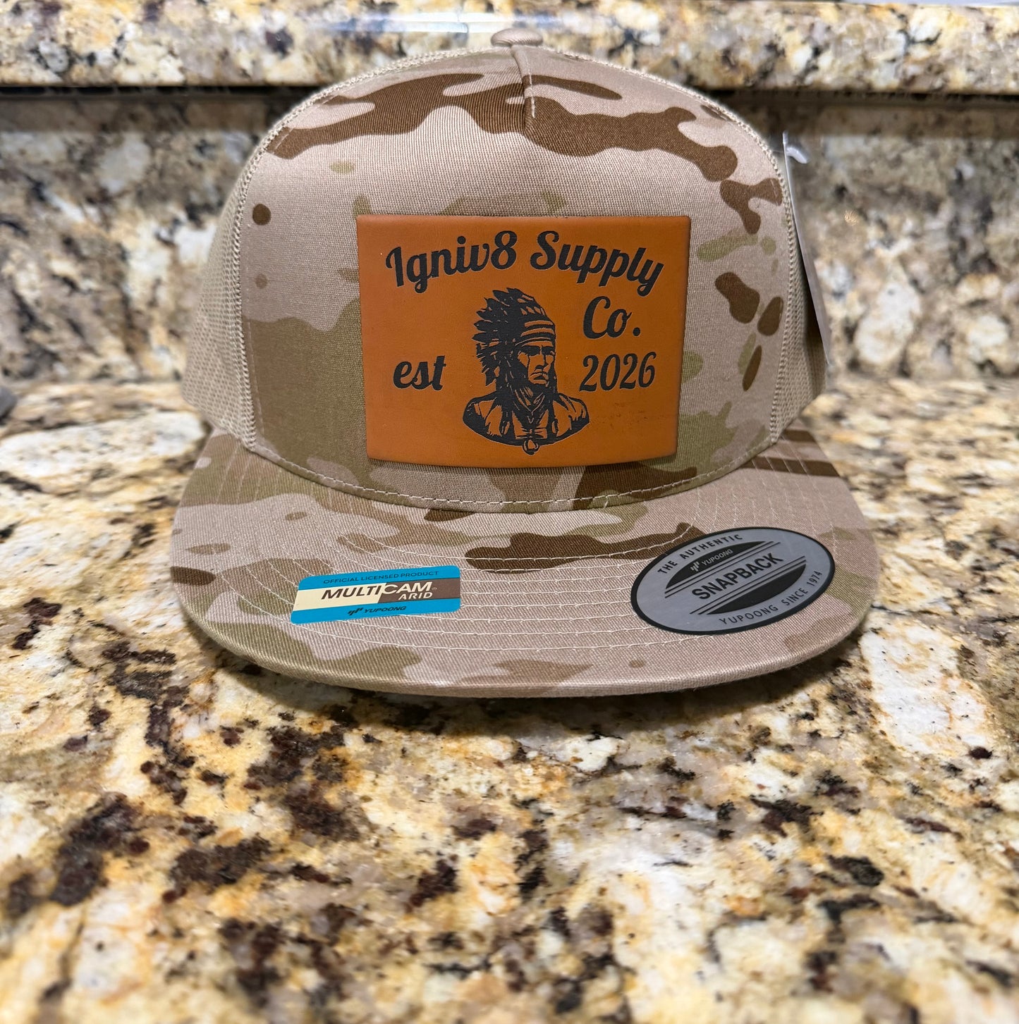 Light Camo - Tribal IGNIV8 Yupoong Snapback